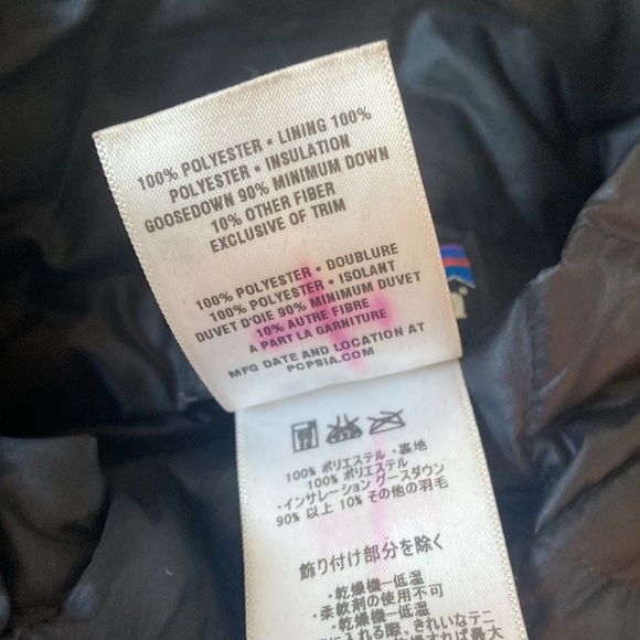 Patagonia Worn Wear Women’s Down Sweater Style #84682 Sz S Black - Picture 3 of 5